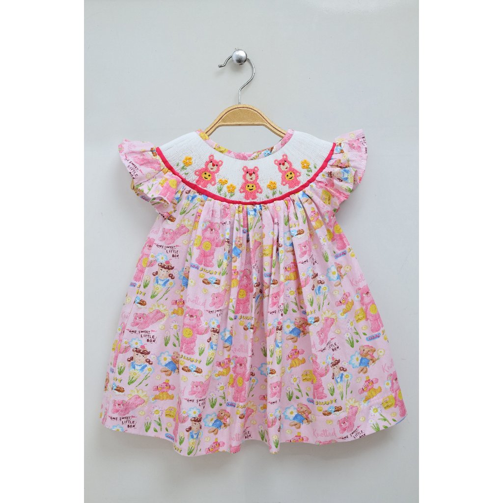 ĐẦM SMOCK GẤU HOA