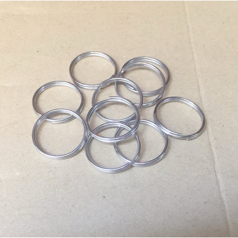 Khoen Móc Khoá Tròn Đôi Size 2cm- 2.4cm