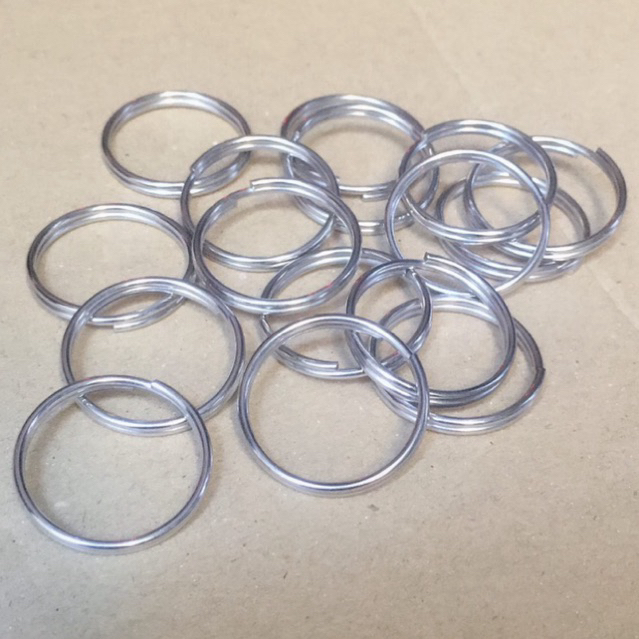 Khoen Móc Khoá Tròn Đôi Size 2cm- 2.4cm