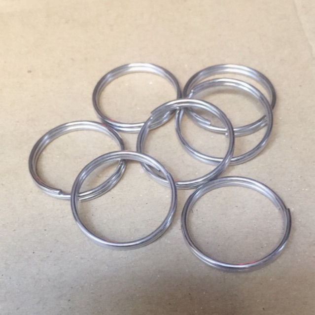 Khoen Móc Khoá Tròn Đôi Size 2cm- 2.4cm