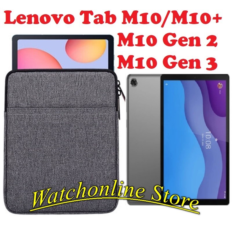 Túi Chống Sốc lót nỉ cho Lenovo Tab M10 / M10 gen 2 / M10 Gen 3 / M10 plus Xiaoxin Pad 10.6 có ngăn 