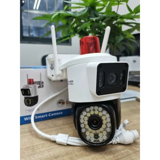 Camera Yosee PTZ ngoài trời 2 mắt góc rộng siêu nét có màu ban đêm đàm thoại 2 chiều 636D