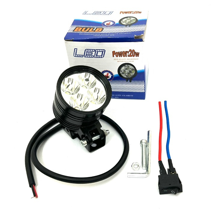 Đèn Led Trợ Sáng L4 Ngắn 3 Chế Độ.Full Phụ Kiện,Bảo Hành 1 Năm Siêu Bền Hot Nhất 2024