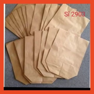 Túi giấy gà rán - khoai tây - Lốc 100 cái - MÀU NÂU
