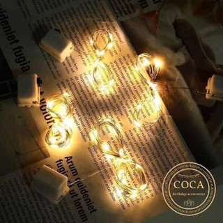 Đèn led trang trí đèn đom đóm dài 2m tặng kèm pin