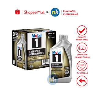 Thùng 6 chai nhớt tổng hợp mobil 1 ep 5w30 946ml nk - nhập usa