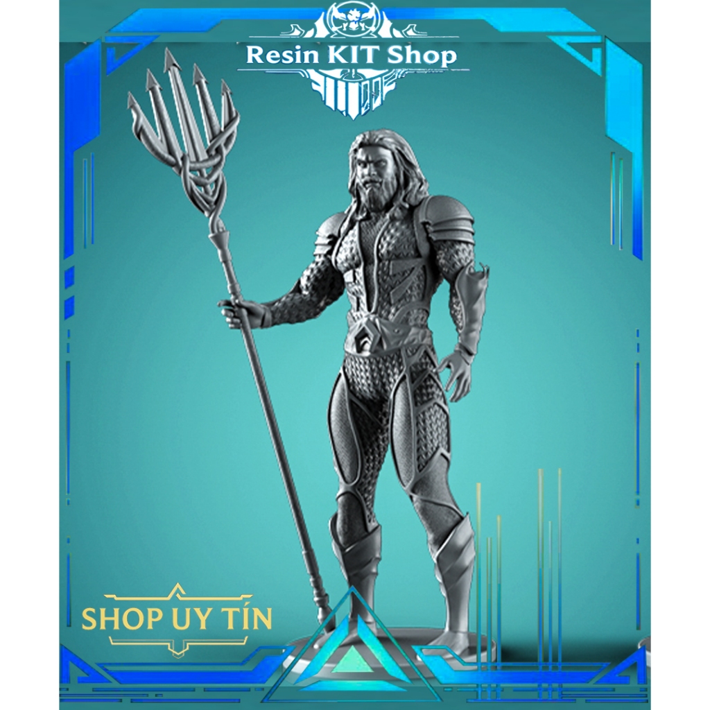 Phôi Mô hình AQUAMAN Stand cao cấp size 16 cm