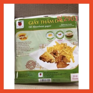 Giấy thấm dầu thp _xấp 20 tờ