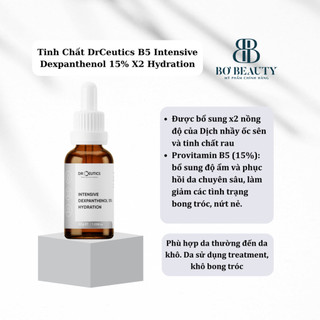 Tinh Chất Vitamin B5 DrCeutics Intensive Dexpanthenol 15% X2 Hydration Cấp Ẩm & Phục Hồi Cho Da Treatment, Da Khô