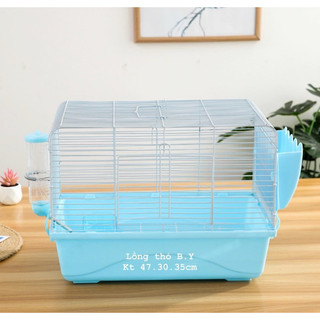 Lồng thỏ bọ 47cm kèm lưới lót chống lọt chân LỒNG B.Y