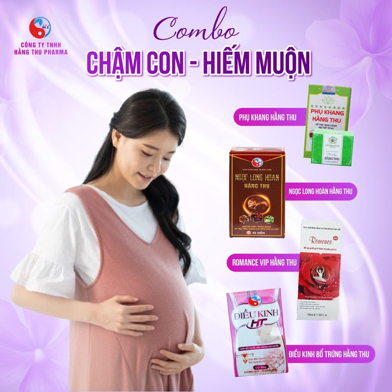 Combo bổ trứng tăng thụ thai Hằng Thu
