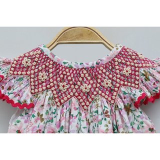 ĐẦM SMOCK HOA NHÍ