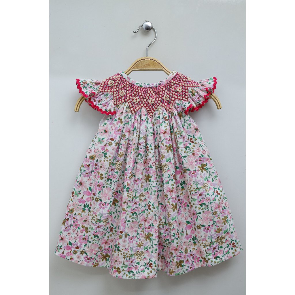 ĐẦM SMOCK HOA NHÍ