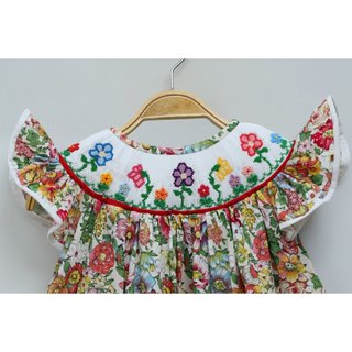 ĐẦM SMOCK HOA NHÍ