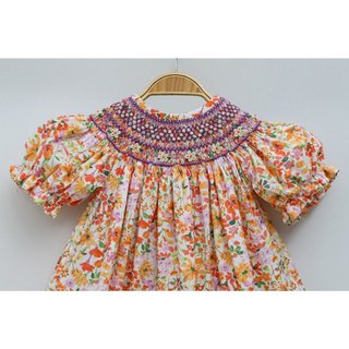 ĐẦM SMOCK HOA NHÍ