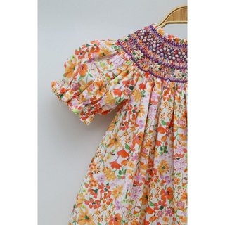 ĐẦM SMOCK HOA NHÍ