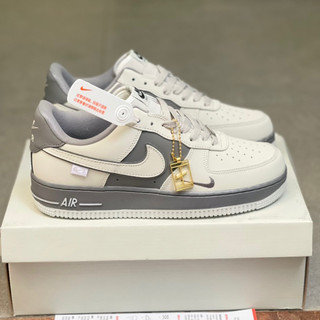 L ant sneaker l giày thể thao forc xám mini swoosh nam nữ full bill box