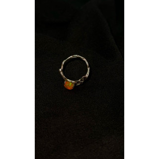 Nhẫn bạc Opal