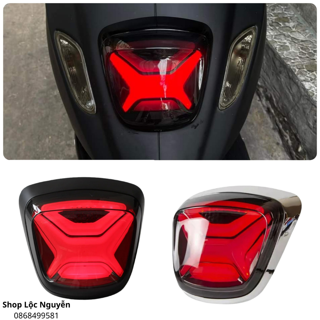 Đèn hậu X Vespa hiệu ứng siêu chất