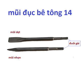 (GIÁ HỦY DIỆT) Mũi đục phá bê tông nhọn - mũi 14