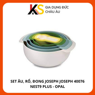 Set âu, rổ, đong joseph joseph 40076 nest9 plus - opal