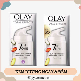 Kem dưỡng olay total effect 7 in 1 ngày và đêm