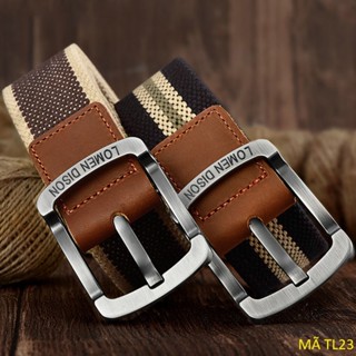 Thắt lưng nam dây dù mặt hợp kim cao cấp Mã TL23