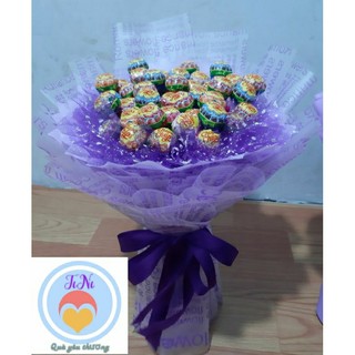 Bó hoa kẹo mút 40 viên