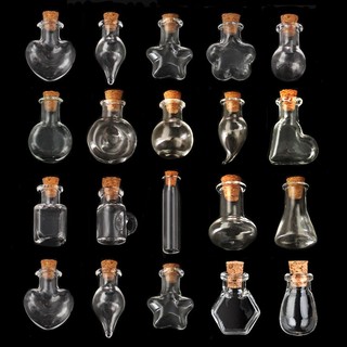 Chai lọ thủy tinh 1.5ml đựng đồ nhỏ, lọ điều ước, làm keychain, trang trí