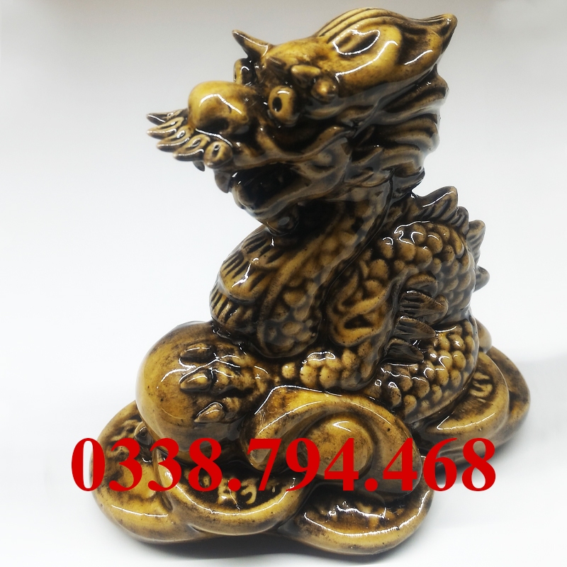 Tượng 12 con giáp gốm sứ Bát Tràng - Tuổi Thìn