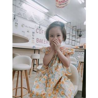 ĐẦM SMOCK HOA NHÍ