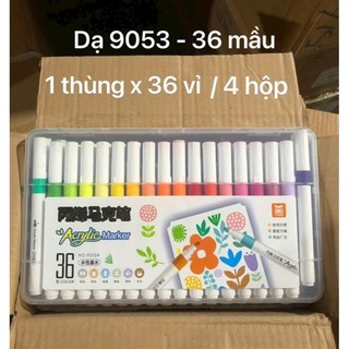 Bộ màu ACRYLIC MARKER 36 màu vẽ trên mọi chất liệu