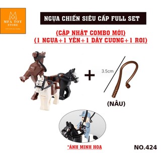 Đồ chơi lắp ráp swat army, mô hình lắp ghép quân sự - Ngựa chiến siêu cấp No.424