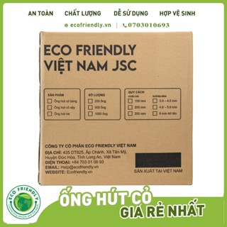 Thùng 1000 ống hút cỏ khô size cafe (Giá Sỉ). Phù hợp cho quán và kinh doanh