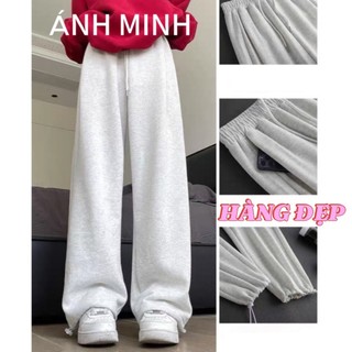 Quần Ống Rộng Nỉ Tàu Cao Cấp Chất NỈ Dày Dăn Mã Siêu Hot MÃ 705