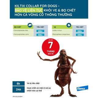 Vòng cổ trị ve rận cho chó Kiltix