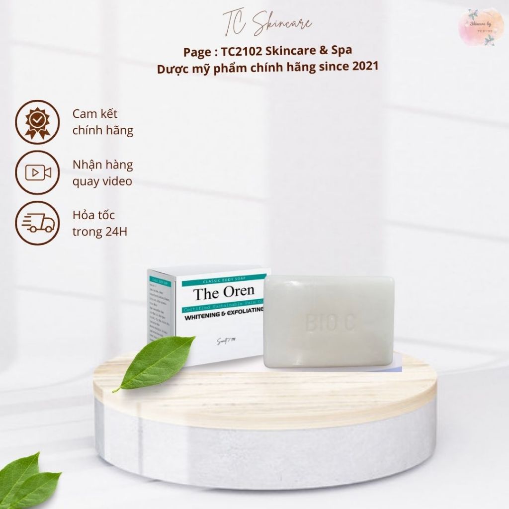Xà phòng Soap trắng da The Oren hàng chính hãng