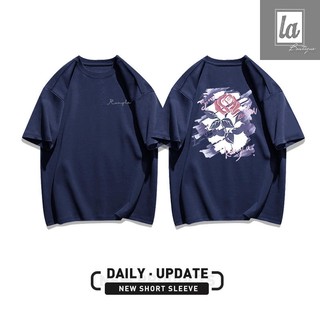 (ORDER) Áo thun hoa hồng in hai mặt bigsize 45kg - 120kg