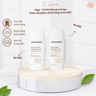 Kem chống nắng Mesoestetic light/ Matte
