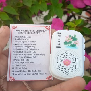 Máy niệm phật mini nhuận đức 15 bài