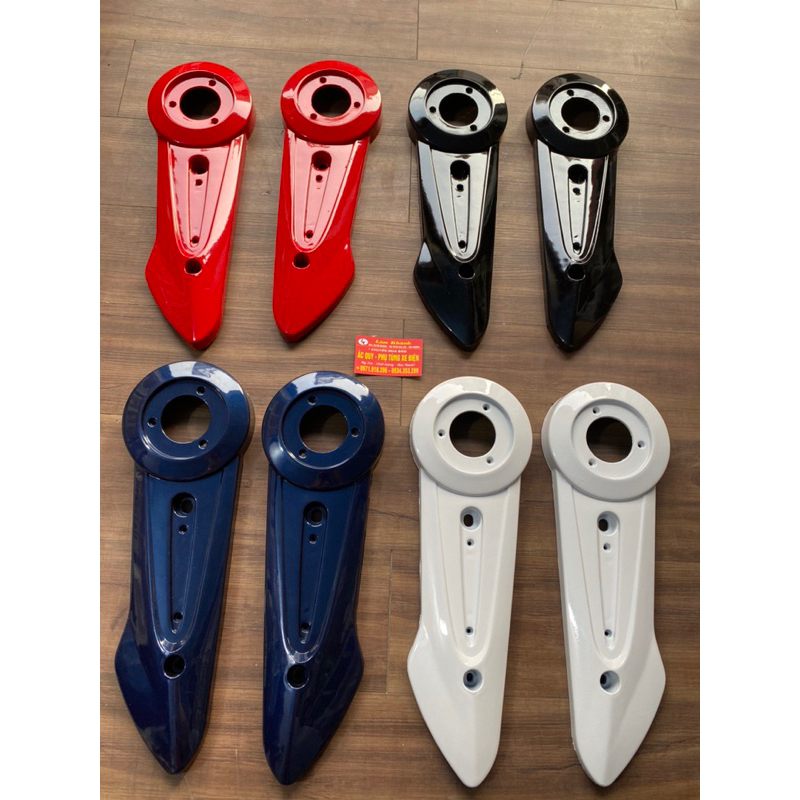 Ốp càng sau xe điện Vespa, Ốp chắn xích xe điện Vespa (giá 1 bộ)