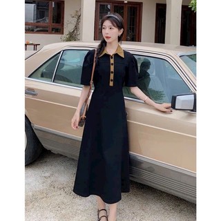 Đầm váy freesize sơ mi basic 3 màu
