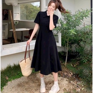 Đầm váy freesize sơ mi basic 3 màu