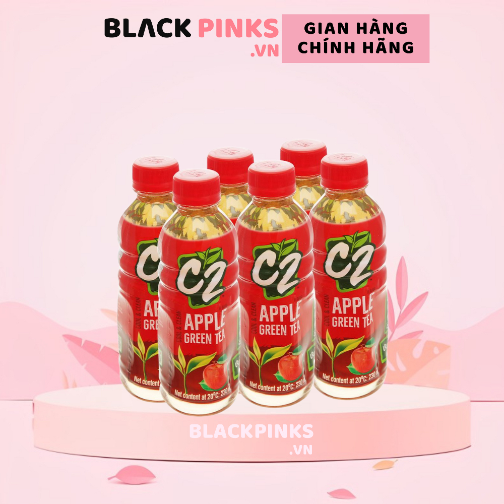 Thùng 24 chai trà xanh C2 hương táo 225ml