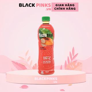 Trà đào và hạt chia fuze tea chai 350ml/450ml