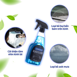 Rửa Kính Xe Ô Tô O.M.I.N.O M86 500ml, Làm Sạch Vết Bẩn, Tăng Độ Sáng Bóng Cho Kính Xe, Gương xe Dễ Dàng Nhanh Chóng