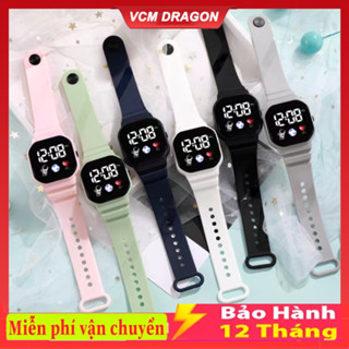 Đồng hồ nam nữ Led vuông kiểu dáng phi hành gia dây cao su êm tay thời trang cá tính