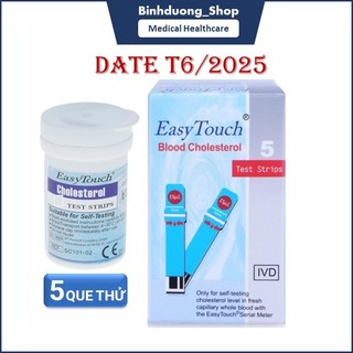 Que thử mỡ máu Cholesterol Easy Touch tiện lợi dễ sử dụng