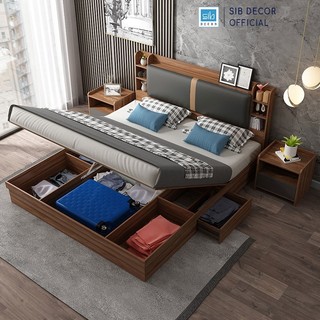 Giường ngủ hộp hiện đại gn21 thương hiệu sib decor