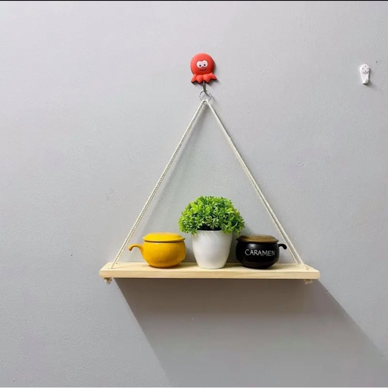 kệ gỗ treo tường kệ decor treo tường trang trí phòng cực xinh